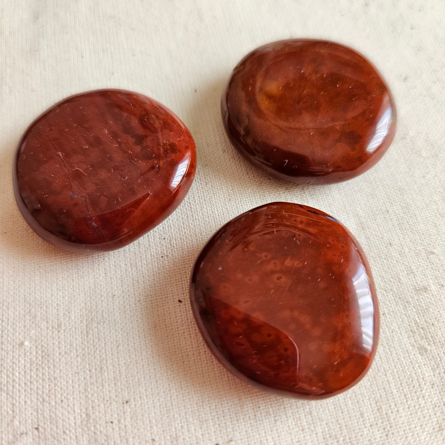 Roter Jaspis Scheibenstein