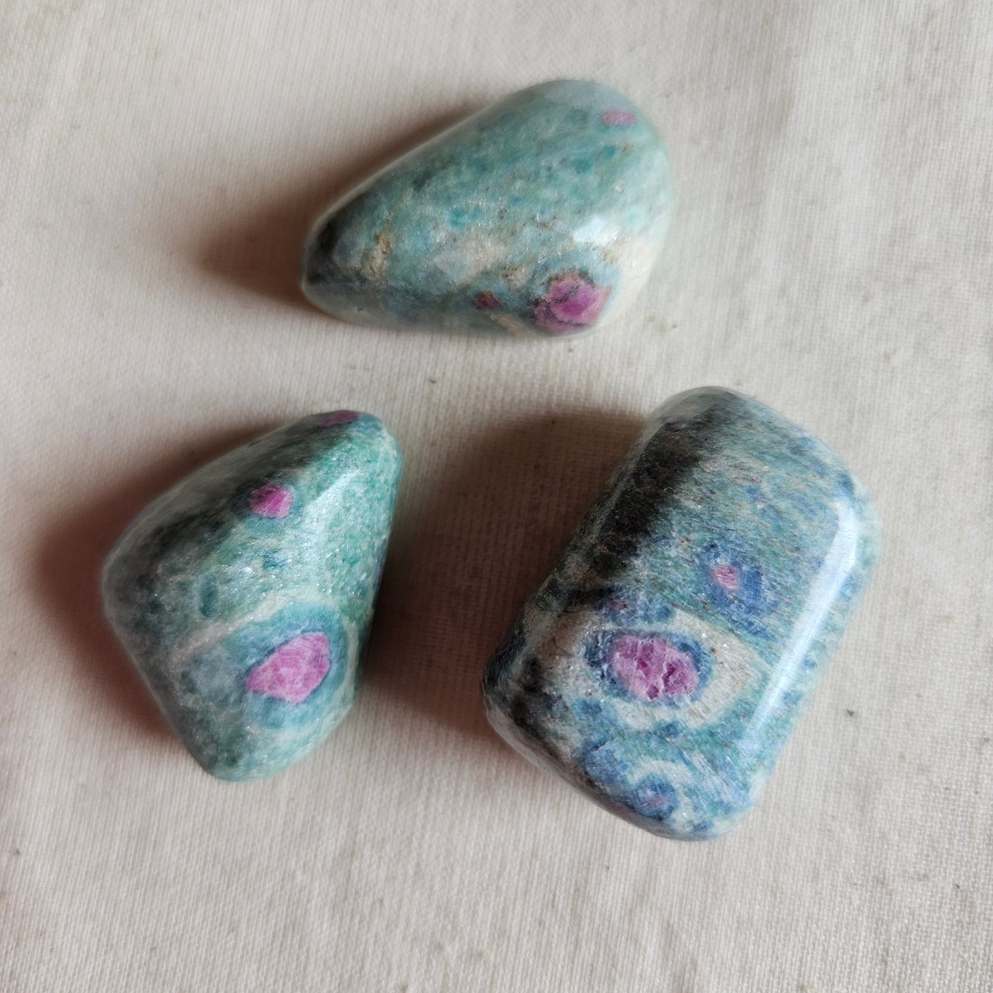 Rubin Fuchsit Trommelstein