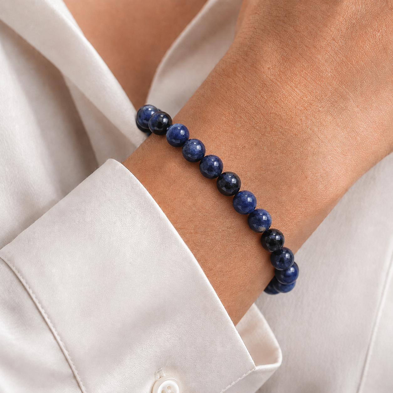Sodalith Armband Kugel 8mm