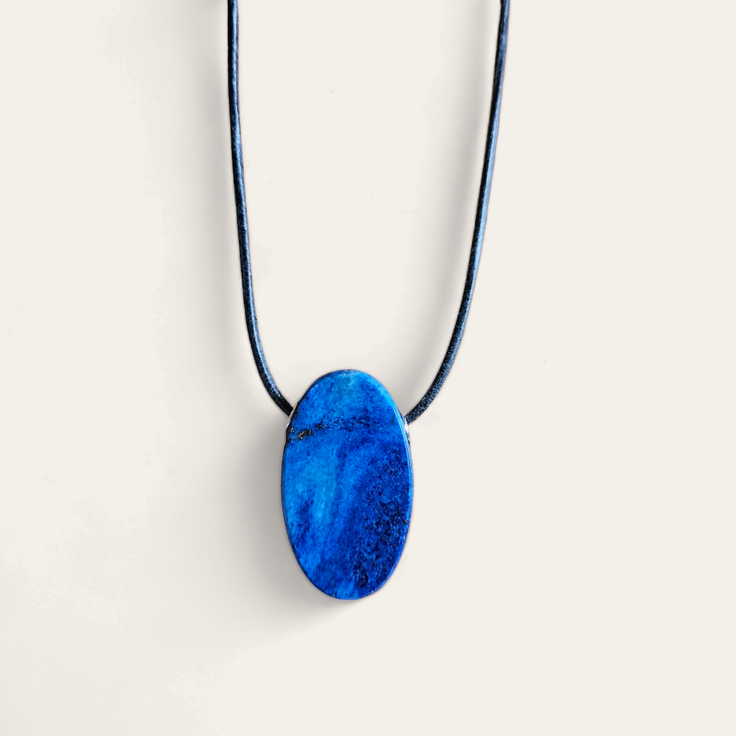 Lapislazuli Kettenanhänger gebohrt