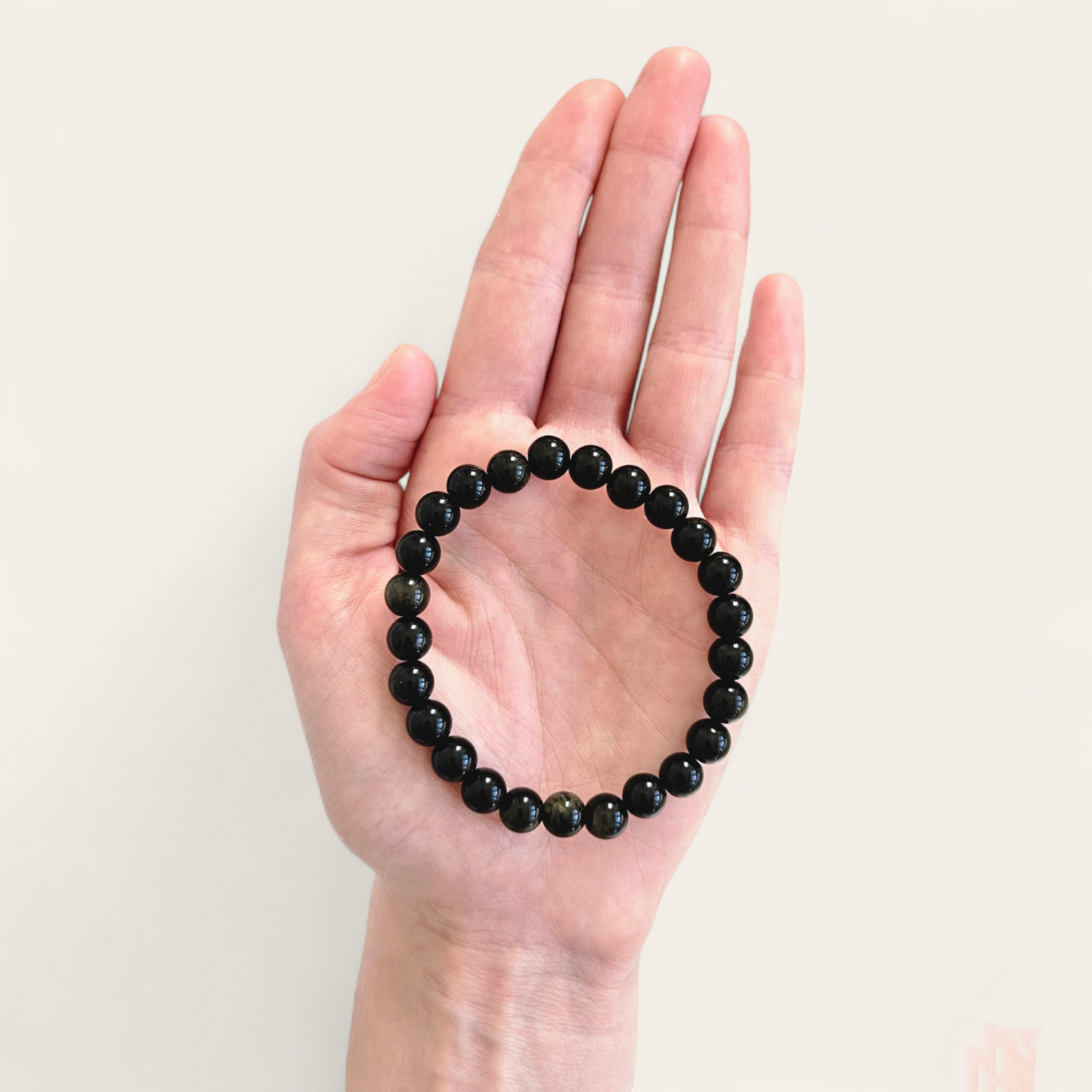 Goldobsidian Armband Kugel 8mm