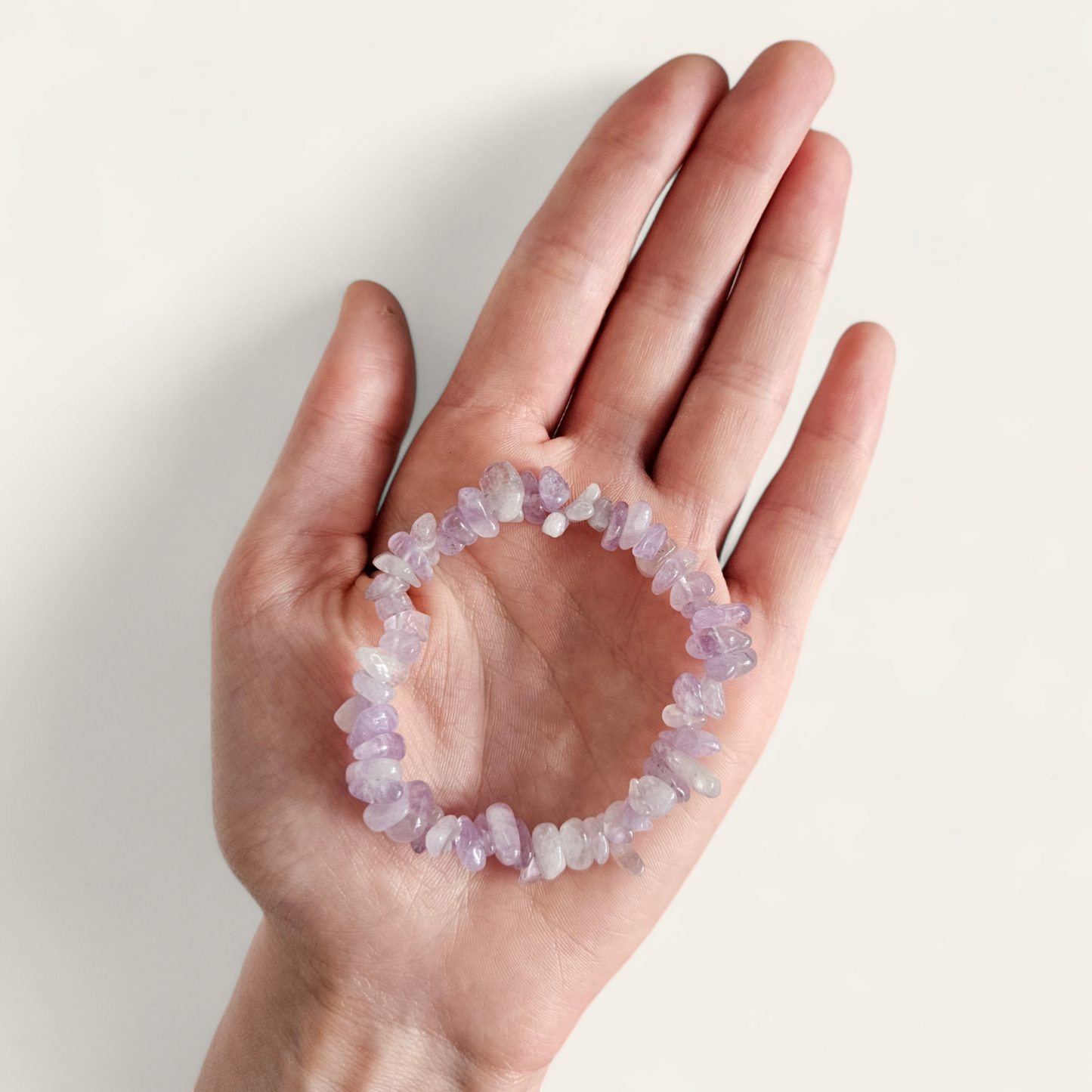 Lavendelquarz Splitterarmband