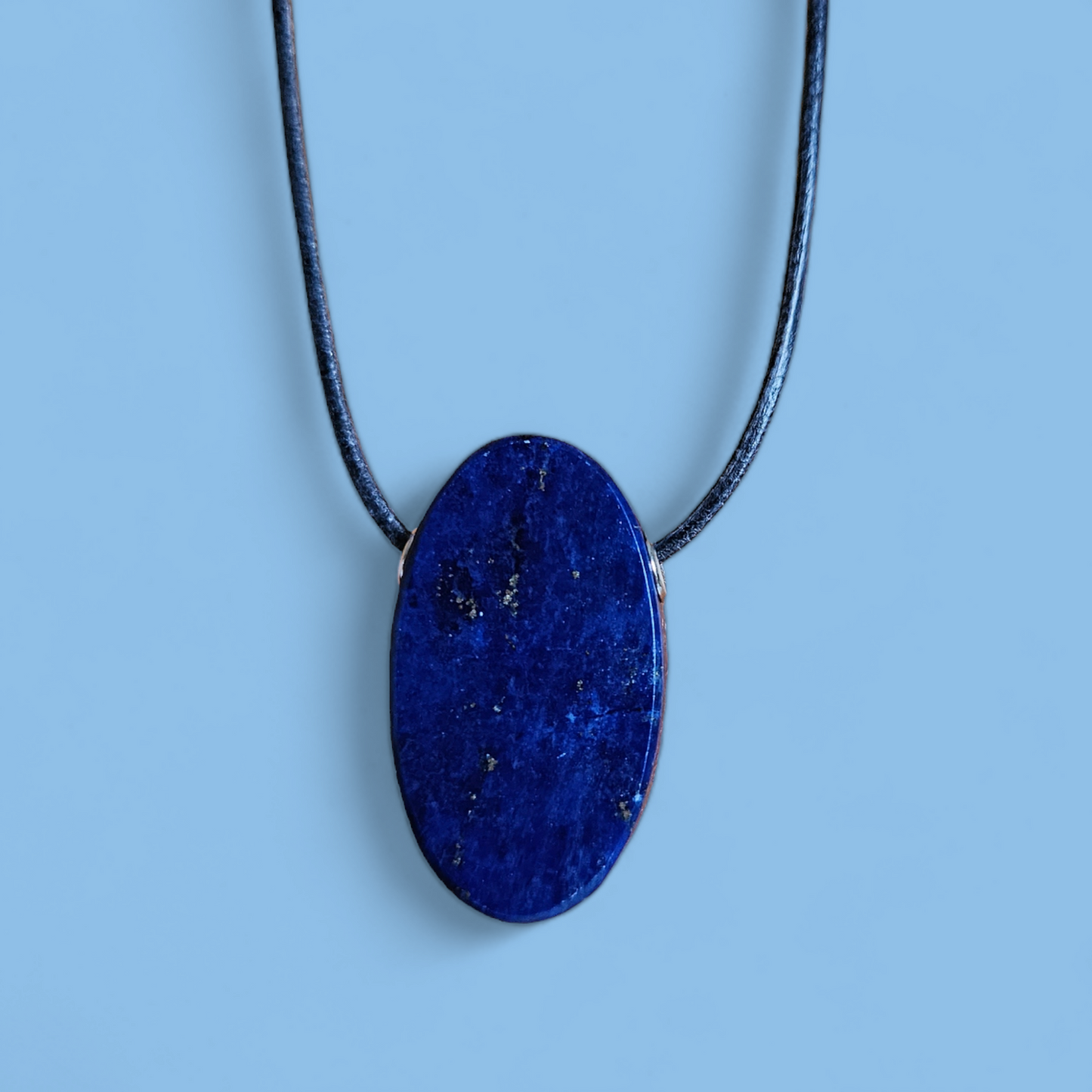 Lapislazuli Kettenanhänger gebohrt