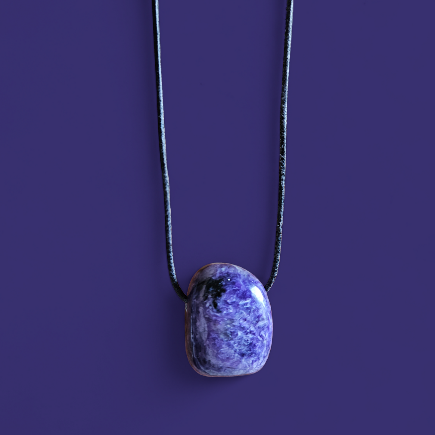 Charoit Kettenanhänger gebohrt