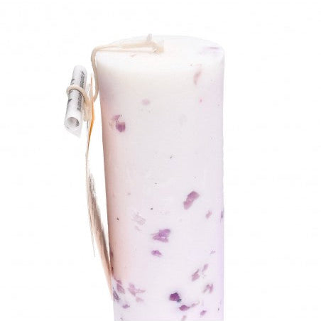 "Transformation" Ritualkerze mit Amethyst