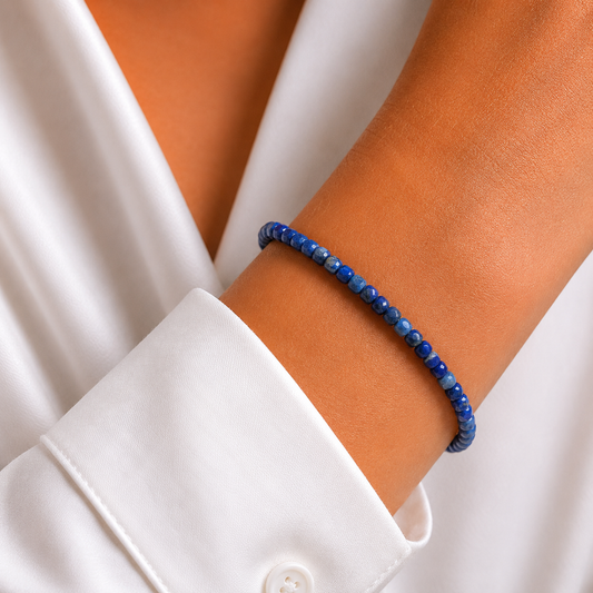 Lapislazuli Armband facettiert 4mm