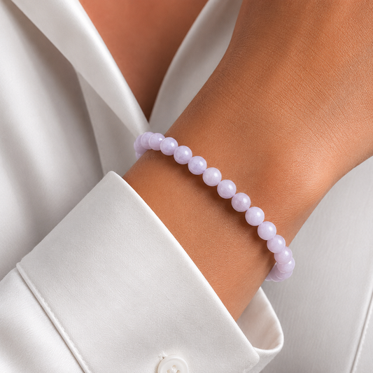 Kunzit Armband Kugel 8mm