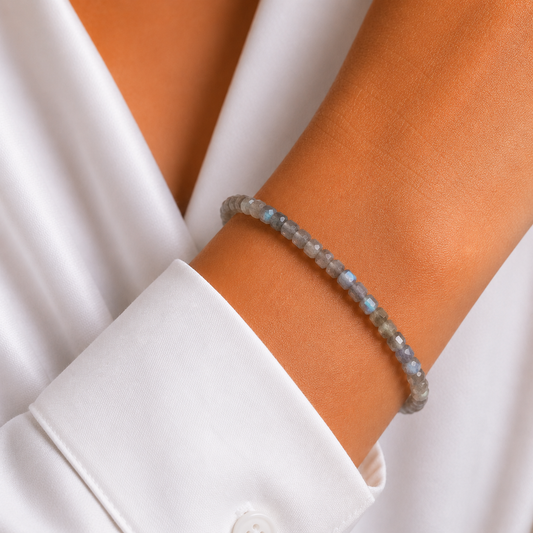 Labradorit Armband facettiert 4mm