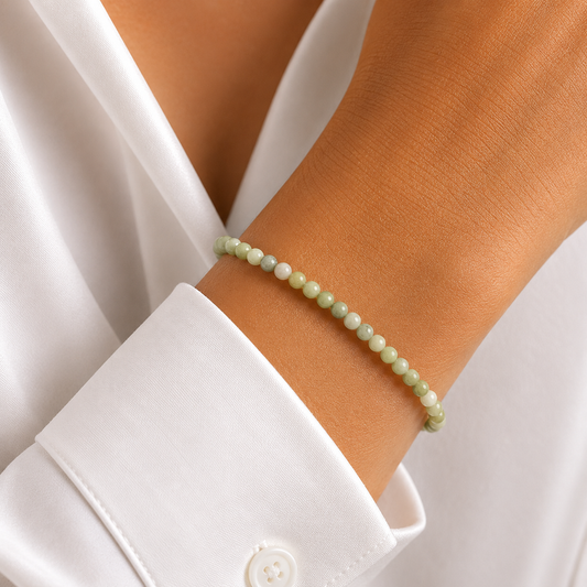Jade Armband Kugel 4mm
