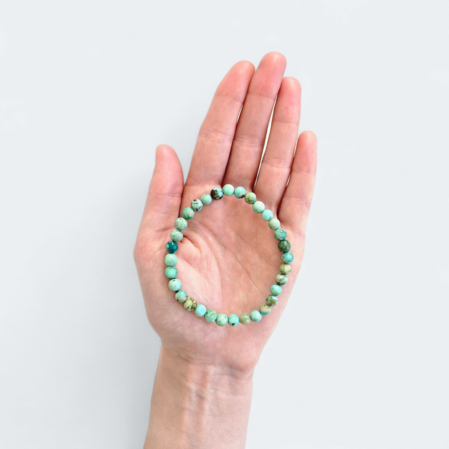Türkis Armband Kugel 6mm