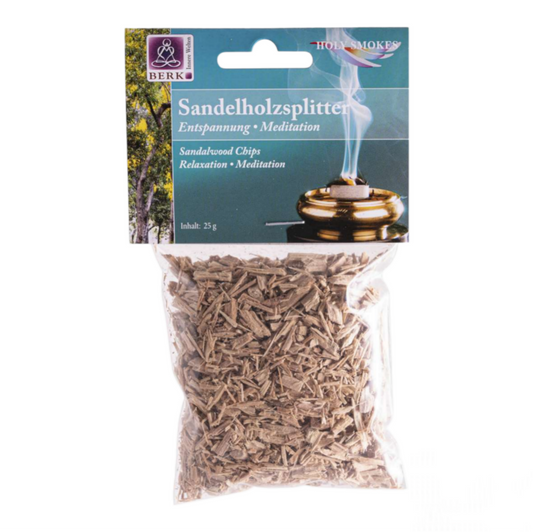 Sandelholzsplitter - Räucherwerk - 25g Tütchen