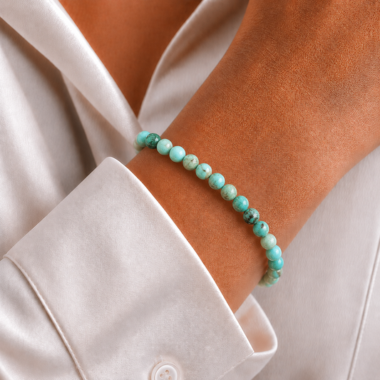 Türkis Armband Kugel 6mm
