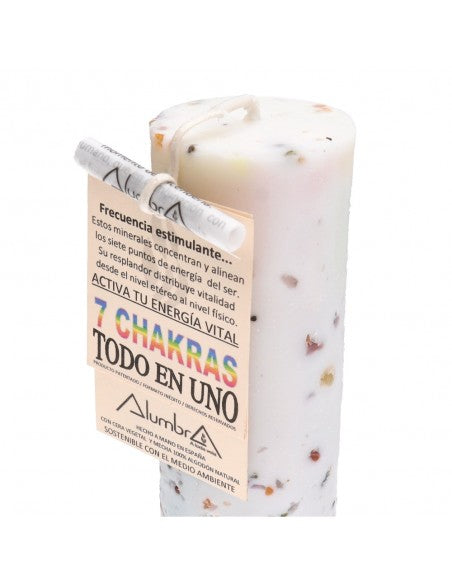 "7 Chakren" Ritualkerze