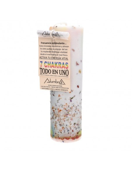 "7 Chakren" Ritualkerze