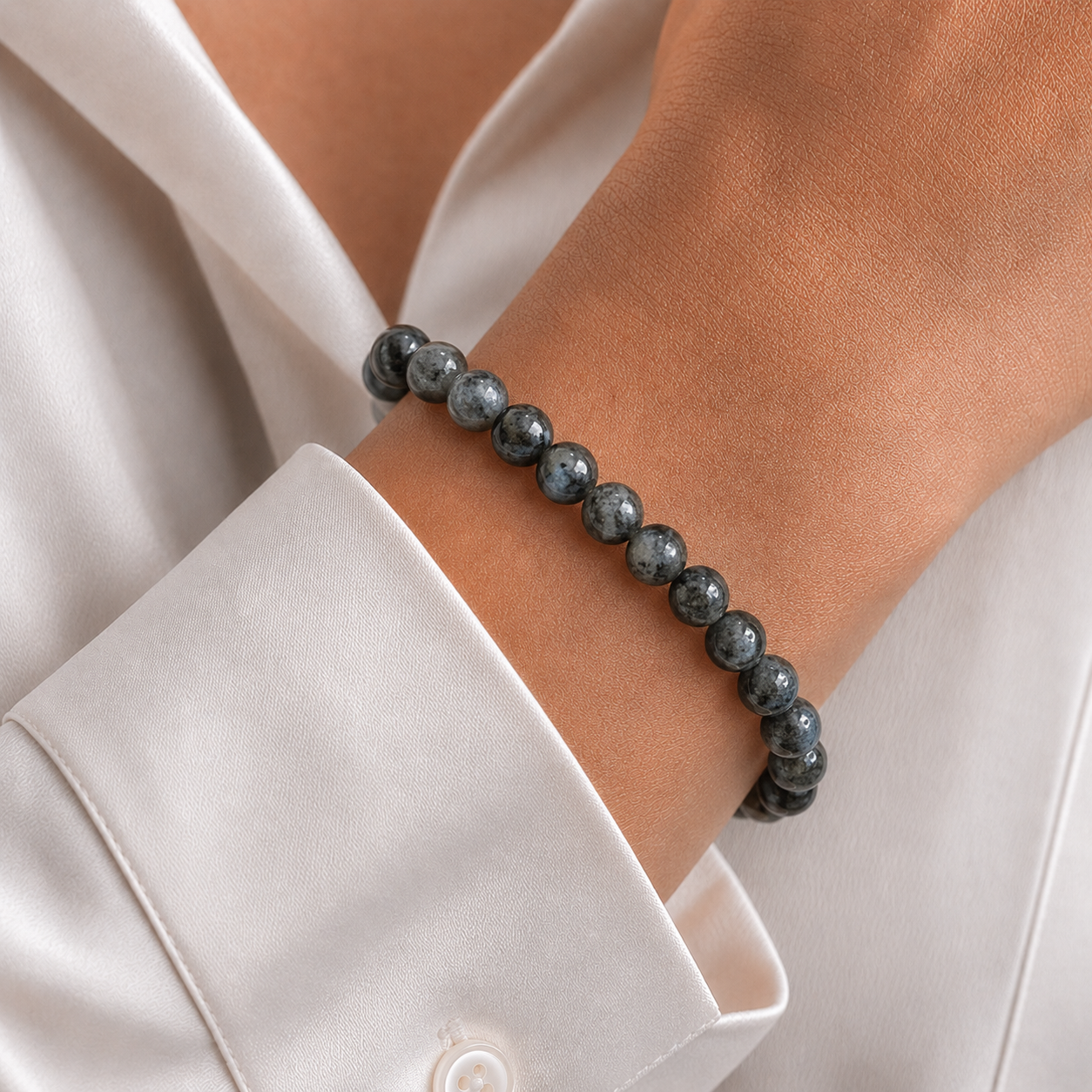 Labradorit Armband Kugel 8mm