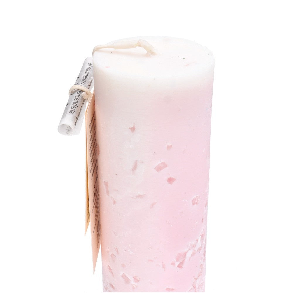 "Liebe" Ritualkerze mit Rosenquarz