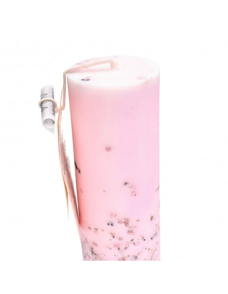 "Resilienz & Innere Stärke" Ritualkerze mit Rhodonit