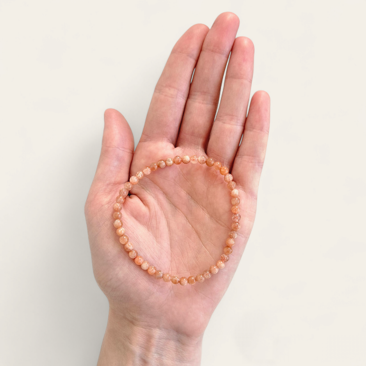 Sonnenstein Armband Kugel 4mm