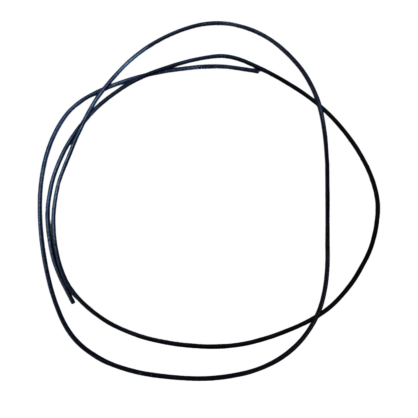 Geschmeidiges Lederband Ziege marine 1,4mm/1m
