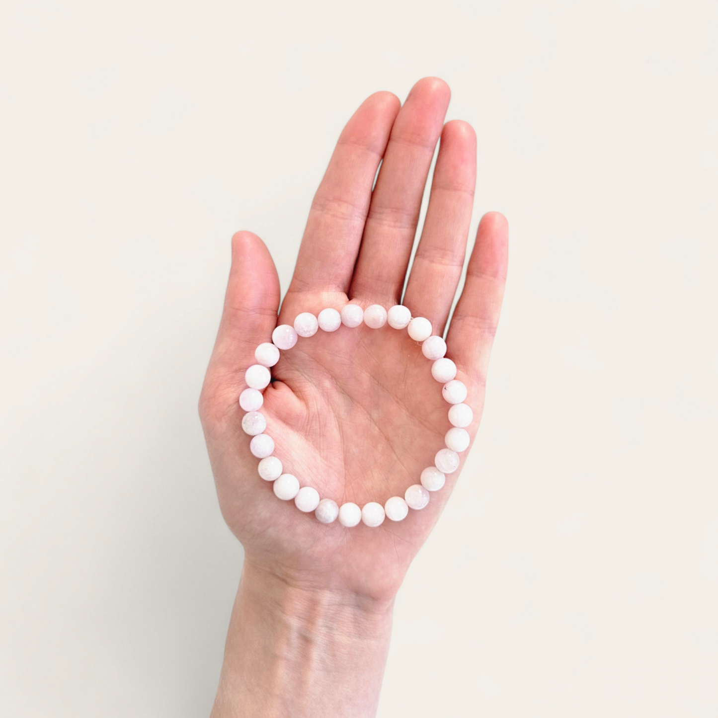 Kunzit Armband Kugel 8mm