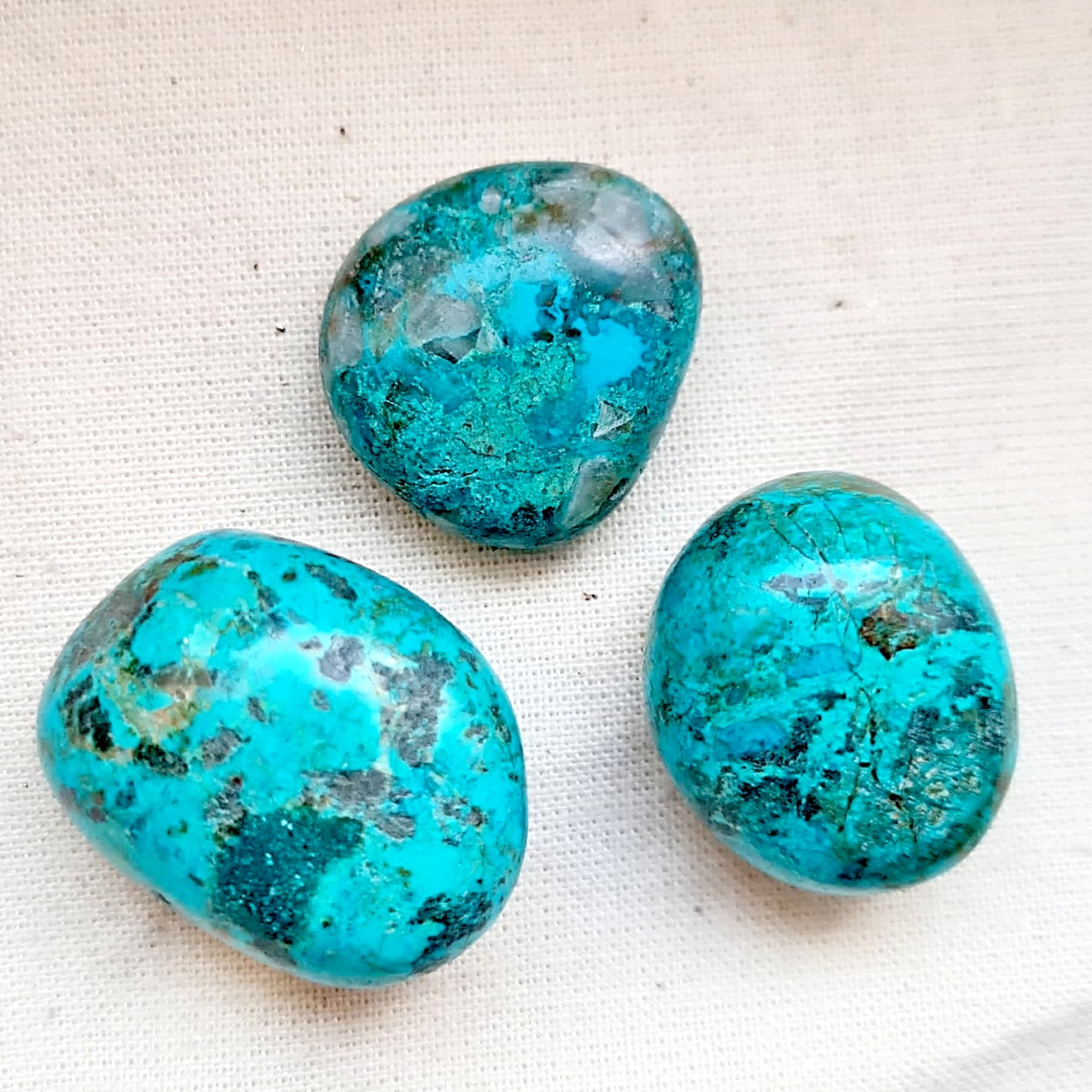 Chrysokoll Trommelstein