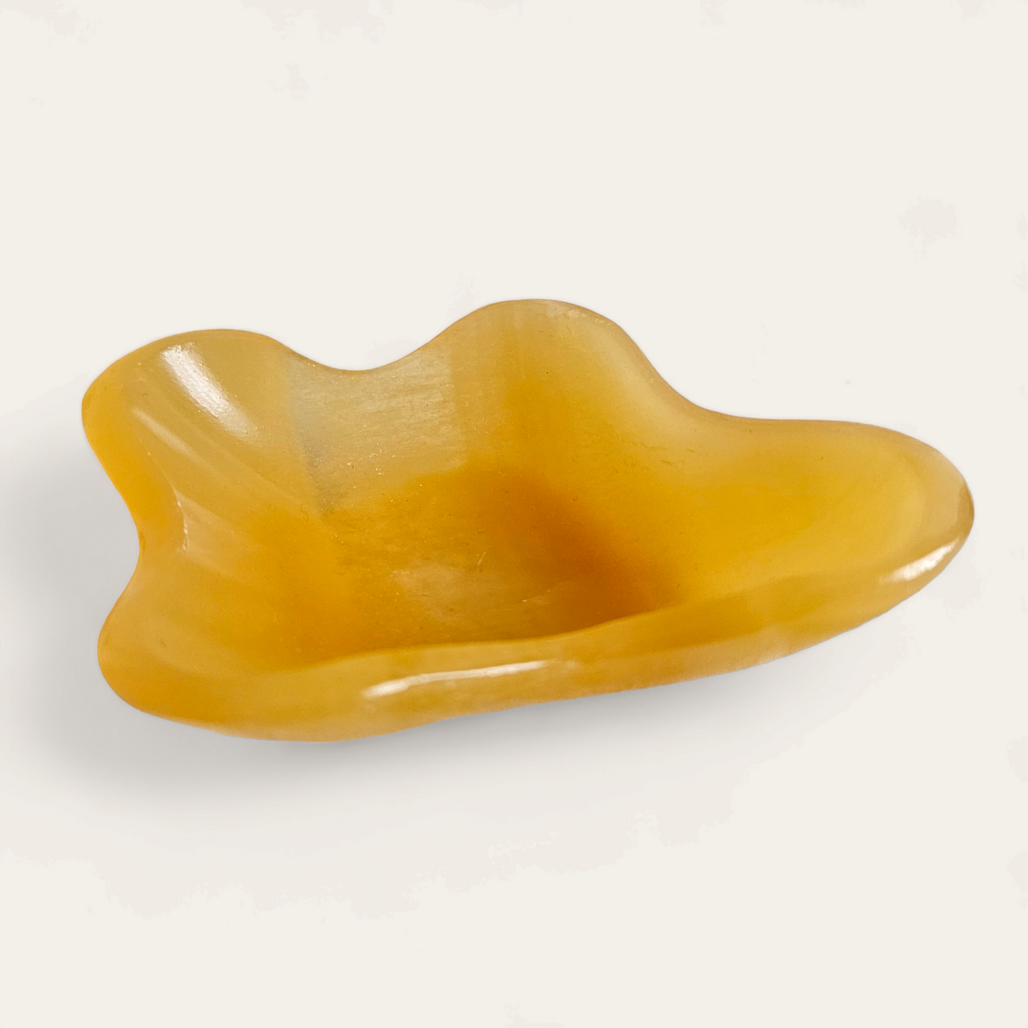 Orangen Calcit Schale