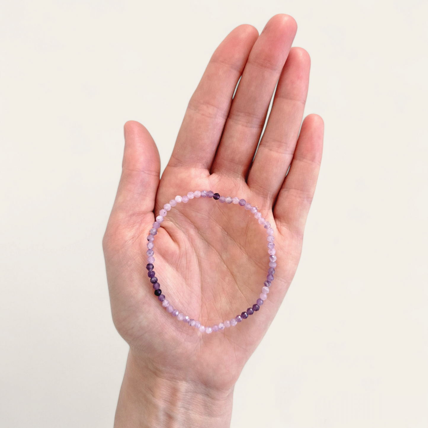 Amethyst Armband facettiert 3mm